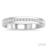 Channel Set Men'S Diamond Band