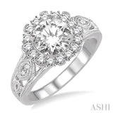 Semi-Mount Diamond Engagement Ring