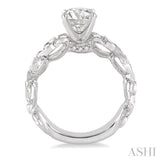 Semi-Mount Diamond Engagement Ring