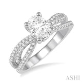 Oval Shape Diamond Engagement Ring