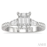 Fusion Diamond Engagement Ring