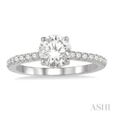 Semi-Mount Diamond Engagement Ring