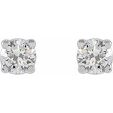 14K White 3 CTW Lab-Grown Diamond Earrings