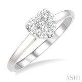 Heart Shape Lovebright Essential Diamond Ring