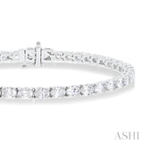 Oval Shape East-West Diamond Fashion Bracelet