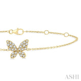 Butterfly Petite Diamond Fashion Bracelet