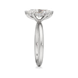 14K White Gold Engagement Rings