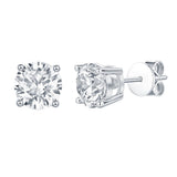 Lab Grown Diamond 2.00ct Solitaire Stud Earrings