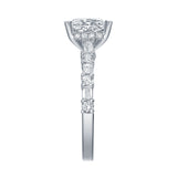 Lab Grown Diamond 2.74ct Princess Solitaire Baguette Bridal