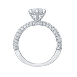 Lab Grown Diamond 2.52ct Marquise Solitaire Bridal Ring