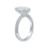 Lab Grown Diamond 2.52ct Marquise Solitaire Bridal Ring
