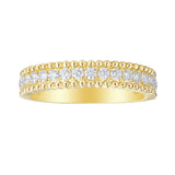 Lab Grown Diamond 0.42ct Multi Row Stackable Band