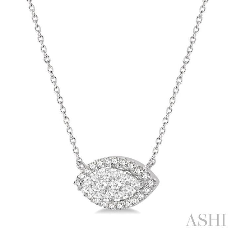 Marquise Shape Lovebright Essential Diamond Necklace