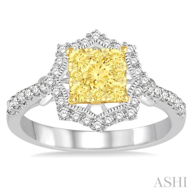 Lovebright Yellow Diamond Ring