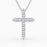 3.00 cttw Cross Pendant