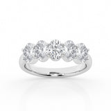 2.00 cttw - Round - 5 Stone Engagement Ring