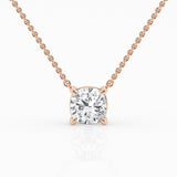 2.00 ct  Solitaire Pendant - Cushion