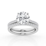 2.50 cttw  Hidden Halo Bridal Ring with 2.00 ct Round Center Stone