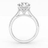 2.50 cttw  Hidden Halo Bridal Ring with 2.00 ct Round Center Stone