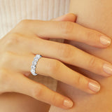 3.50 cttw - Oval - 5 Stone Engagement Ring