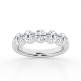5.00 cttw - Oval - 5 Stone Engagement Ring