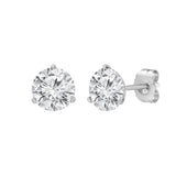 1.00 cttw 3-Prong Martini Studs - Round 